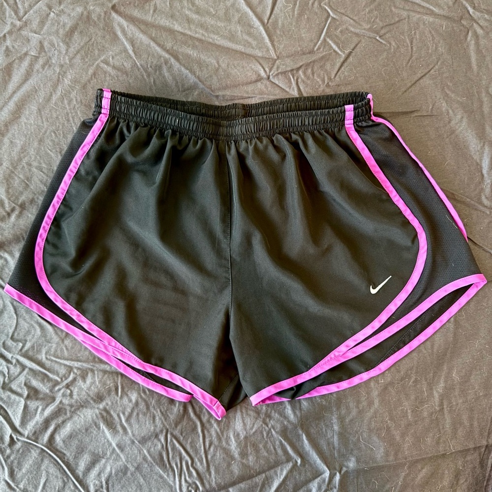 Purple & Black Nike Shorts